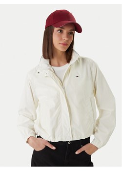 Tommy Jeans Kurtka przejściowa Essential DW0DW20439 Écru Regular Fit ze sklepu MODIVO w kategorii Kurtki damskie - zdjęcie 189038649