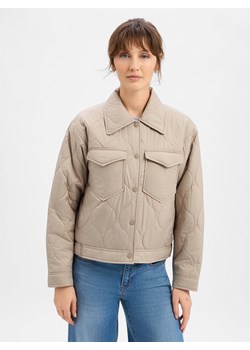 JJXX Damska kurtka pikowana - Hope Allie Kobiety Sztuczne włókno taupe jednolity ze sklepu vangraaf w kategorii Kurtki damskie - zdjęcie 189039927