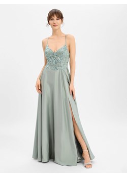 Laona Damska sukienka wieczorowa Kobiety Satyna seledynowy jednolity ze sklepu vangraaf w kategorii Sukienki - zdjęcie 189039929