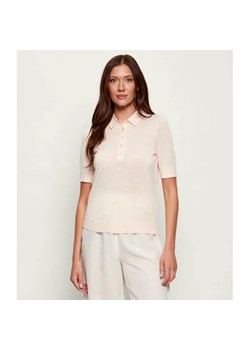 BOSS BLACK Wełniane polo Fidenka | Regular Fit ze sklepu Gomez Fashion Store w kategorii Bluzki damskie - zdjęcie 189040196