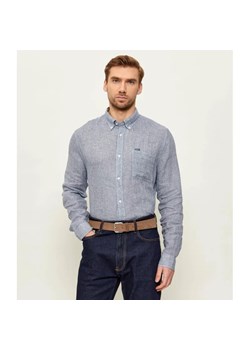 Barbour Lniana koszula Linton | Tailored slim ze sklepu Gomez Fashion Store w kategorii Koszule męskie - zdjęcie 189040296