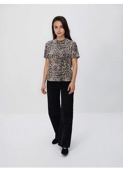 Reserved - T-shirt w panterkę - wielobarwny ze sklepu Reserved w kategorii Bluzki damskie - zdjęcie 189041956