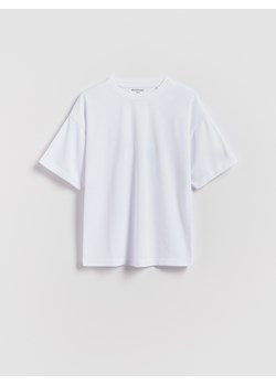 Reserved - Sportowy t-shirt - biały ze sklepu Reserved w kategorii T-shirty chłopięce - zdjęcie 189042498