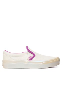 Tenisówki Vans Classic Slip-On VN000D0JWHP1 Écru ze sklepu eobuwie.pl w kategorii Trampki dziecięce - zdjęcie 189044957