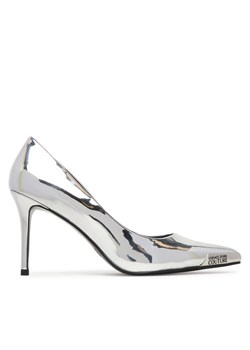 Szpilki Versace Jeans Couture 80VA3S50 ZS406 900 Srebrny ze sklepu eobuwie.pl w kategorii Czółenka - zdjęcie 189045006