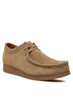 Mokasyny Clarks Wallabeeevo 26172821 Brązowy ze sklepu eobuwie.pl w kategorii Półbuty męskie - zdjęcie 189045028