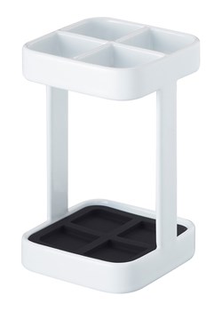 Yamazaki Uchwyt "Tower" w kolorze białym na szczoteczki do zębów - 5 x 9 x 5 cm ze sklepu Limango Polska w kategorii Dozowniki do mydła - zdjęcie 189046598