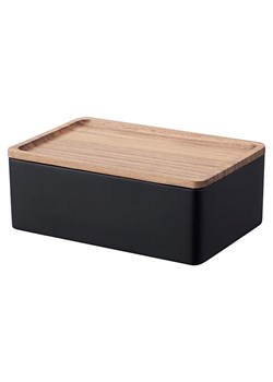 Yamazaki Pudełko w kolorze czarnym - 18,5 x 7 x 12,5 cm ze sklepu Limango Polska w kategorii Akcesoria i przechowywanie - zdjęcie 189047268