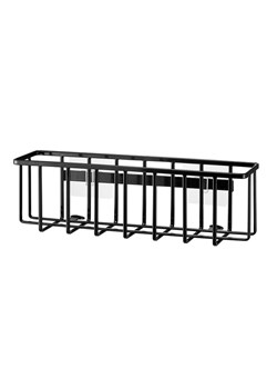 Yamazaki Koszyk "Tower" w kolorze czarnym do przechowywania - 30,5 x 10 x 8,5 cm ze sklepu Limango Polska w kategorii Akcesoria i przechowywanie - zdjęcie 189047689