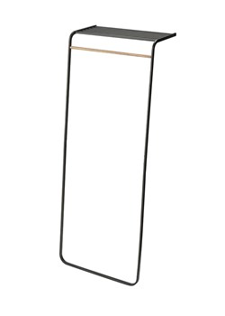 Yamazaki Stojak "Tower" w kolorze czarnym na ubrania - 60 x 160 x 46 cm ze sklepu Limango Polska w kategorii Szafy - zdjęcie 189047699