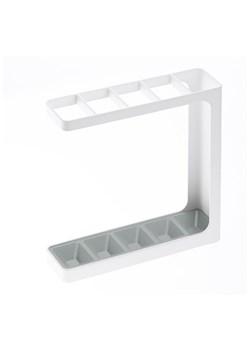 Yamazaki Stojak "Grind'' w kolorze białym na parasole - 23,5 x 24,3 x 6,5 cm ze sklepu Limango Polska w kategorii Akcesoria i przechowywanie - zdjęcie 189047809