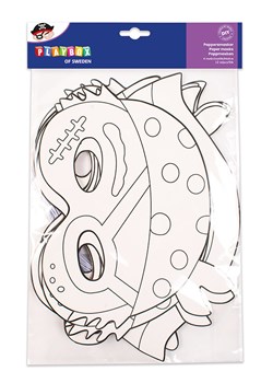 Playbox Tekturowe maski (12 szt.) "Pirates" - 3+ ze sklepu Limango Polska w kategorii Akcesoria biurowe - zdjęcie 189048127