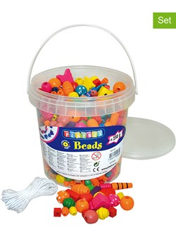 Playbox Zestaw drewnianych koralików - 250 g - 3+ ze sklepu Limango Polska w kategorii Zabawki - zdjęcie 189048135