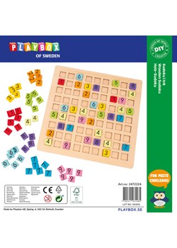 Playbox Gra edukacyjna "Sudoku" w różnych kolorach - 5+ ze sklepu Limango Polska w kategorii Zabawki - zdjęcie 189048157