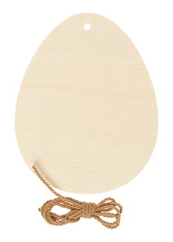 SUNNYSUE Drewniane zawieszki (6 szt.) "Egg" w kolorze beżowym - 3+ ze sklepu Limango Polska w kategorii Zabawki - zdjęcie 189048227