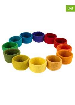 SUNNYSUE Filcowe miseczki (12 szt.) "Seasons" - 3+ ze sklepu Limango Polska w kategorii Zabawki - zdjęcie 189048465