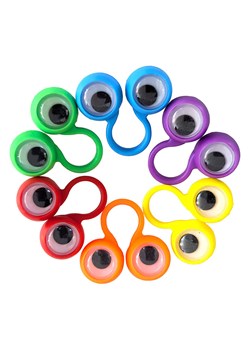 SUNNYSUE Nakładki z oczkami (50 szt.) na palce ze sklepu Limango Polska w kategorii Zabawki - zdjęcie 189048538