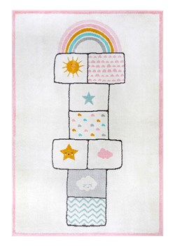 Hanse Home Dywan "Bouncy" w kolorze biało-jasnoróżowym ze sklepu Limango Polska w kategorii Tekstylia dziecięce - zdjęcie 189048836