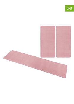 Hanse Home Dywany (3 szt.) "Nasty" w kolorze jasnoróżowym ze sklepu Limango Polska w kategorii Dywany - zdjęcie 189049246