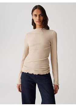 OPUS Koszulka w kolorze beżowym ze sklepu Limango Polska w kategorii Bluzki damskie - zdjęcie 189050179