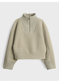 OPUS Bluza pluszowa w kolorze miętowym ze sklepu Limango Polska w kategorii Swetry damskie - zdjęcie 189050198