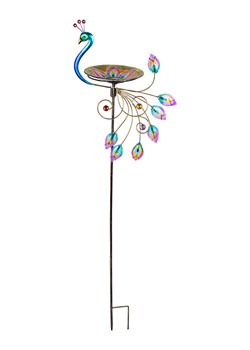 Garden Hero Dekoracja ogrodowa w kolorze jasnobrązowo-błękitnym - wys. 116 cm ze sklepu Limango Polska w kategorii Dekoracje i akcesoria ogrodowe - zdjęcie 189051087