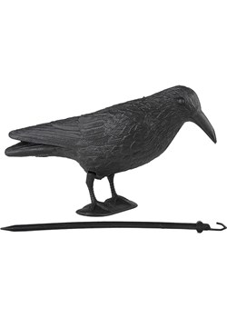 Garden Hero Dekoracyjna figurka "Rabe" w kolorze czarnym - 38 x 13 x 11 cm ze sklepu Limango Polska w kategorii Dekoracje i akcesoria ogrodowe - zdjęcie 189051108