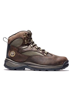 Timberland Skórzane buty turystyczne "Chocorua Trail MId" w kolorze brązowym ze sklepu Limango Polska w kategorii Buty trekkingowe męskie - zdjęcie 189054795