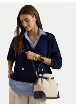 LAUREN RALPH LAUREN Torebka 431P04294004 Beżowy ze sklepu MODIVO w kategorii Torebki worki - zdjęcie 189056156