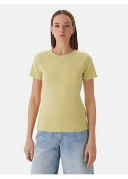 HUGO T-Shirt Deloris 50512002 Beżowy Regular Fit ze sklepu MODIVO w kategorii Bluzki damskie - zdjęcie 189056206