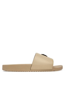 HUGO Klapki Timein 50548671 Beżowy ze sklepu MODIVO w kategorii Klapki męskie - zdjęcie 189056265