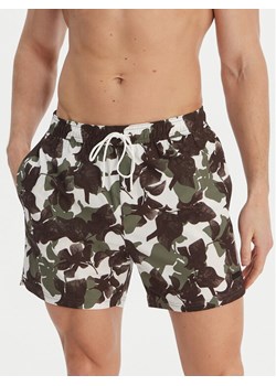 BOSS Szorty kąpielowe Pike 50561145 Zielony Regular Fit ze sklepu MODIVO w kategorii Kąpielówki - zdjęcie 189056526