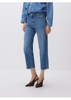 Reserved - Jeansy straight fit - niebieski ze sklepu Reserved w kategorii Jeansy damskie - zdjęcie 189058558