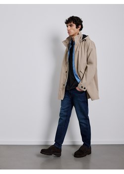 Reserved - Jeansy carrot slim z efektem sprania - granatowy ze sklepu Reserved w kategorii Jeansy męskie - zdjęcie 189058688