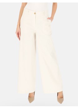 Białe bawełniane spodnie damskie L’AF Lora ze sklepu Eye For Fashion w kategorii Spodnie damskie - zdjęcie 189058859
