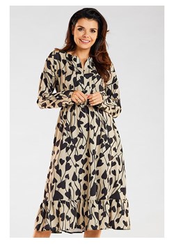 Awama Sukienka w kolorze beżowym ze sklepu Limango Polska w kategorii Sukienki - zdjęcie 189059819