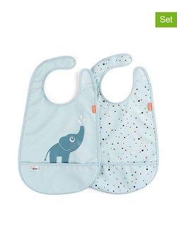 done by deer Śliniaczki (2 szt.) "Elphee" w kolorze błękitnym ze sklepu Limango Polska w kategorii Zabawki - zdjęcie 189059997