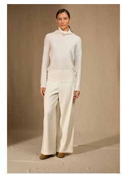 Perfect Cashmere Kaszmirowy golf "Nethan" w kolorze kremowym ze sklepu Limango Polska w kategorii Swetry damskie - zdjęcie 189060235