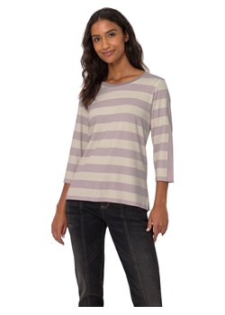 Heine Koszulka w kolorze beżowo-fioletowym ze sklepu Limango Polska w kategorii Bluzki damskie - zdjęcie 189060275