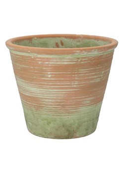 daan kromhout Doniczka w kolorze pomarańczowo-zielonym - wys. 22 x Ø 27 cm ze sklepu Limango Polska w kategorii Doniczki i osłonki - zdjęcie 189060317