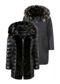 Heine Dwustronny płaszcz puchowy w kolorze czarnym ze sklepu Limango Polska w kategorii Kurtki damskie - zdjęcie 189060365