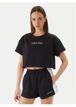 Calvin Klein Swimwear T-Shirt LV00Q61201 Czarny Relaxed Fit ze sklepu MODIVO w kategorii Bluzki damskie - zdjęcie 189060456