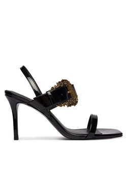 Versace Jeans Couture Sandały 80VA3S71 ZS190 899 Czarny ze sklepu MODIVO w kategorii Sandały damskie - zdjęcie 189060577