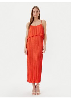 LOLA CASADEMUNT Sukienka letnia MS2516003 Pomarańczowy Regular Fit ze sklepu MODIVO w kategorii Sukienki - zdjęcie 189060579