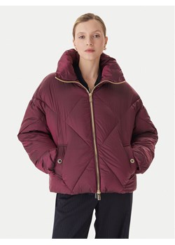 LOLA CASADEMUNT Kurtka zimowa MF2501007 Bordowy Oversize ze sklepu MODIVO w kategorii Kurtki damskie - zdjęcie 189060598