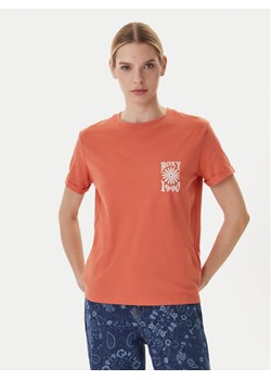 Roxy T-Shirt Oceanregular ERJZT06110 Pomarańczowy Regular Fit ze sklepu MODIVO w kategorii Bluzki damskie - zdjęcie 189060665