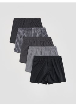 Reserved - 5 pack bokserek Loose - ciemnoszary ze sklepu Reserved w kategorii Majtki męskie - zdjęcie 189062458