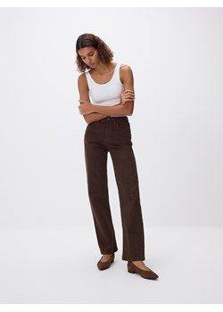 Reserved - Jeansy straight - dark grey jeans ze sklepu Reserved w kategorii Jeansy damskie - zdjęcie 189062548