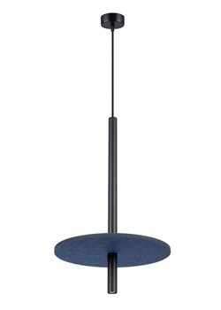 Granatowa lampa wisząca z nowoczesnym kloszem - M162-Zerpen ze sklepu Edinos.pl w kategorii Lampy wiszące - zdjęcie 189063217