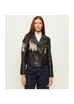 Aeronautica Militare Skórzana ramoneska CHIODO | Regular Fit ze sklepu Gomez Fashion Store w kategorii Kurtki damskie - zdjęcie 189064148